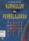 Kurikulum dan Pembelajaran