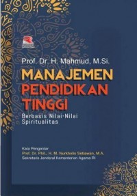 Manajemen pendidikan tinggi.