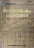 Materi dan pembelajaran bahasa indonesia SD