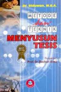 Metode dan teknik menyusun tesis