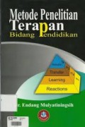 Metodologi penelitian terapan bidang pendidikan