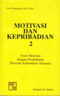 Motivasi dan kepribadian 2