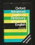 Oxford advanced learner's dictionary of current english