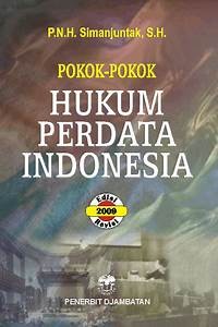 Pokok-pokok hukum perdata