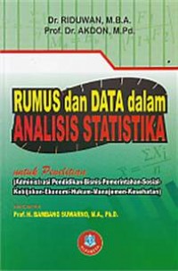 Rumus dan data dalam analisis statistika