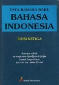 Tata bahasa baku bahasa indonesia