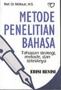 Metode Penelitian Bahasa